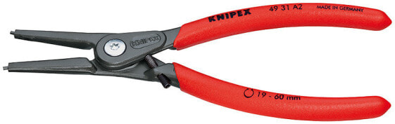 Щипцы для стопорных колец Knipex 49 31 A2 из стали и пластика, красные, 18 см, 170 г.