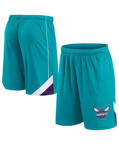 Men's Teal Charlotte Hornets Slice Shorts