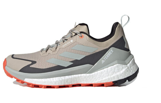 Женские кроссовки adidas Terrex Free Hiker 2.0 Low GORE-TEX Hiking Shoes (Бежевые)