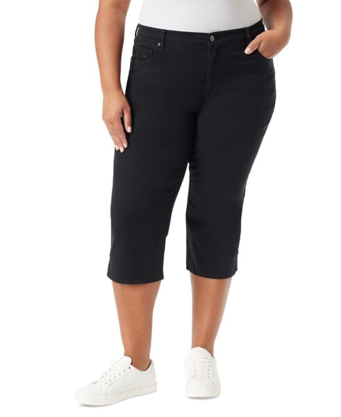 Джинсы высокая посадка Gloria Vanderbilt Plus Size Amanda Capri