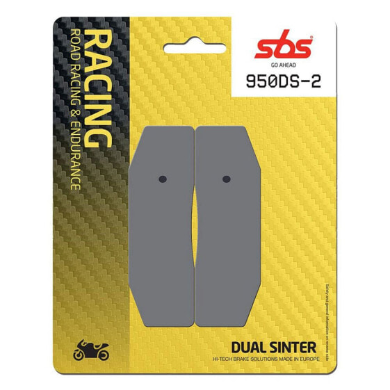 Тормозные колодки SBS Dual Dynamic Racing Concept 950DS-2 Sintered Brake Pads