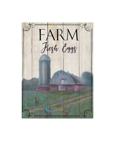 Marnie Bourque Farm Fresh 2 Vintage Barn Canvas Art - 20" x 25"