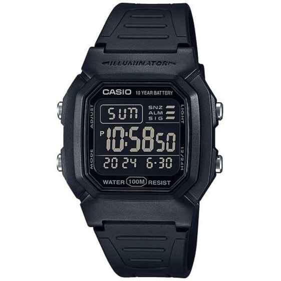 Часы наручные Casio W-800H-1BVES Черные