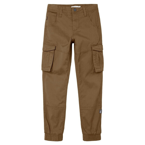 NAME IT Bamgo Regular Fitted Twill Pants