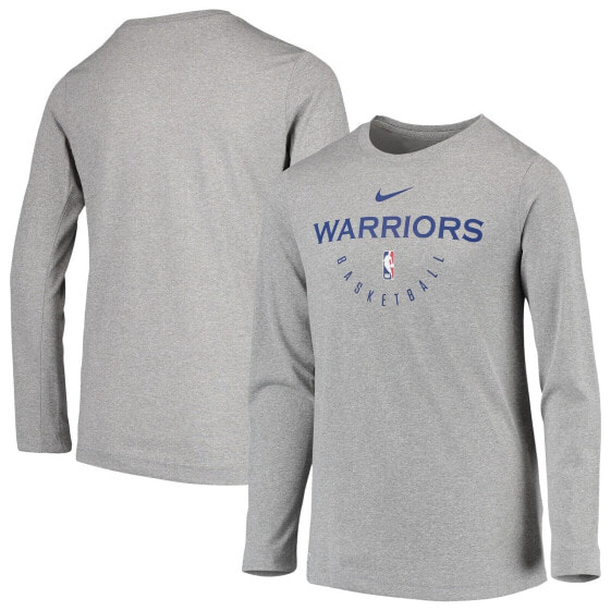 [9Z2B7BAWP-WAR] Youth Nike NBA Golden State Warriors Long Sleeve Dri-Fit