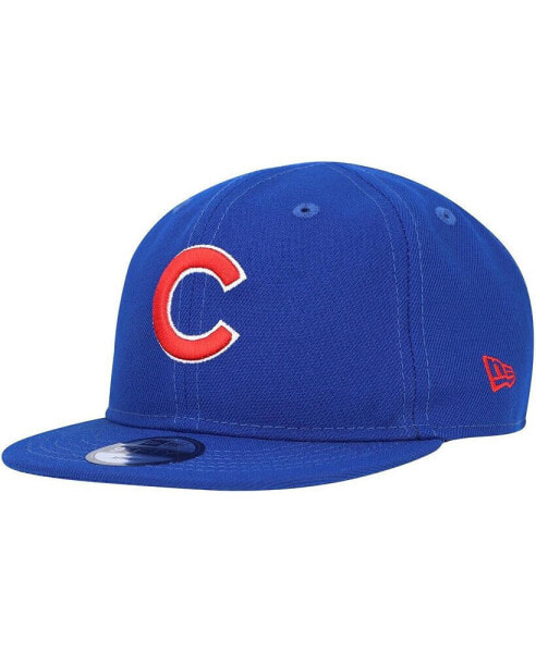 Детский бейсболка New Era My First 9FIFTY Chicago Cubs с регулируемым размером, синего цвета.