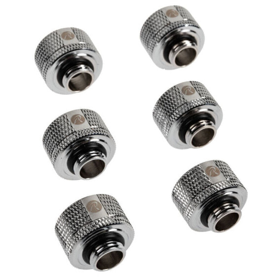 Raijintek Pelias D161806, 16mm - 6er-Pack, silber