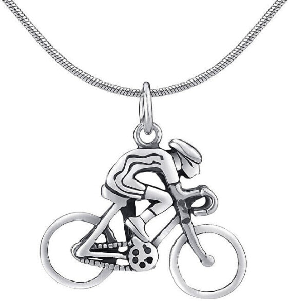 Silver pendant Cyclist PRMP14191