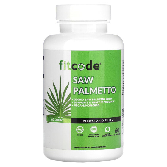 Витамины для мужского здоровья FITCODE Saw Palmetto 500 мг, 60 капсул