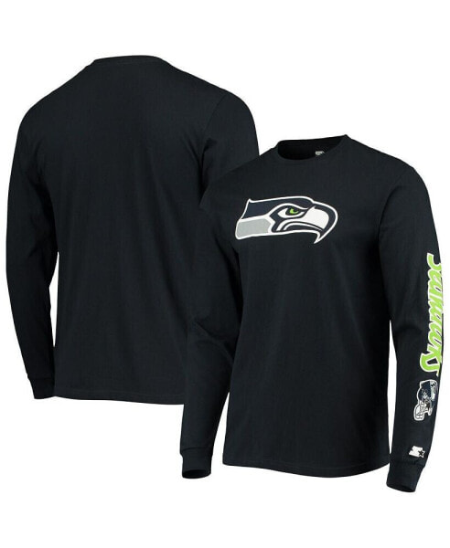 Men's College Navy Seattle Seahawks Halftime Long Sleeve T-shirt