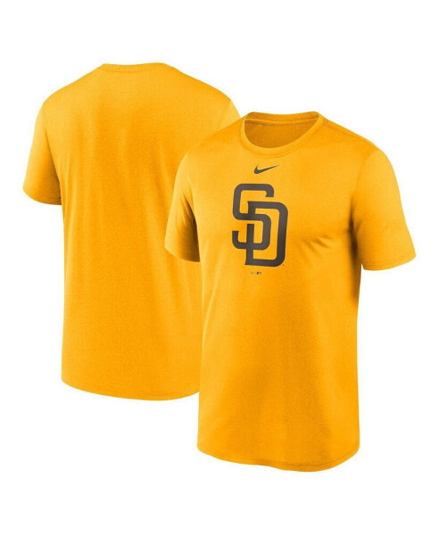 Men's Gold San Diego Padres New Legend Logo T-shirt