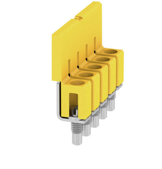 Weidmüller WQV 2.5/5 - Cross-connector - 10 pc(s) - Polyamide - Yellow - -60 - 130 °C - V0