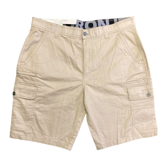 Iron Co. Men's Comfort Waistband Regular Fit Stretch Cargo Short