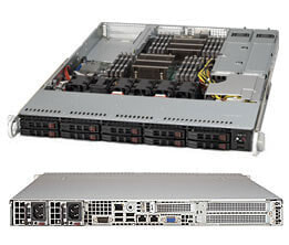 Supermicro SuperChassis 116TQ-R706WB - Rack - Server - Black - Grey - 1U - Home/Office - 80Plus Platinum UL - FCC - CE CUL TUV EN 60950/IEC 60950