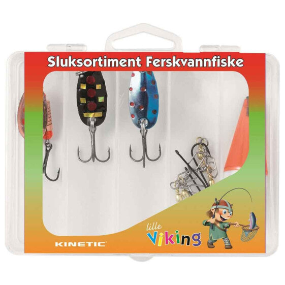 KINETIC Little Viking Go Fishing Ferskvannsfiske Lure Box