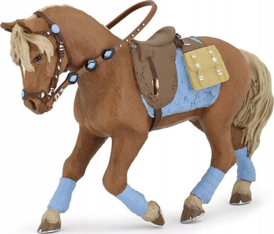 Фигурка Papo Конь с седлом для юного наездника Horse saddled (Конь с седлом)
