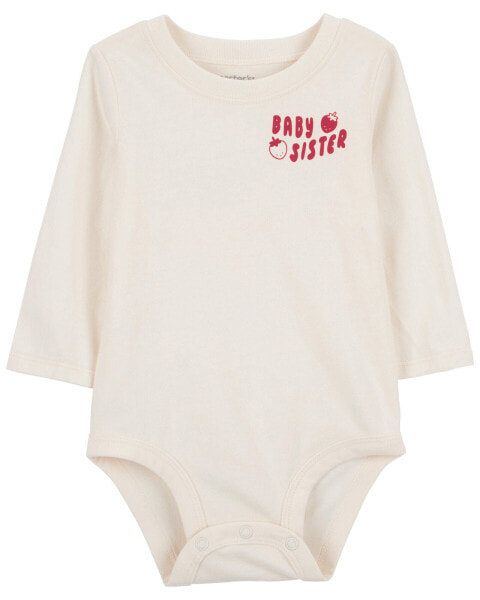 Baby Sister Strawberry Collectible Bodysuit NB