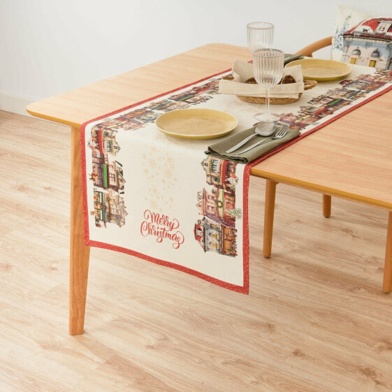 Table Runner Belum Christmas City Multicolour 45 x 140 cm