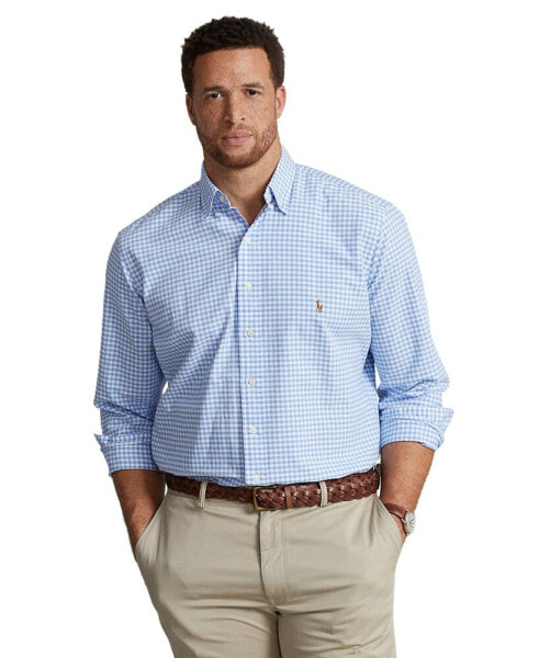 Men's Big & Tall Gingham Oxford Shirt