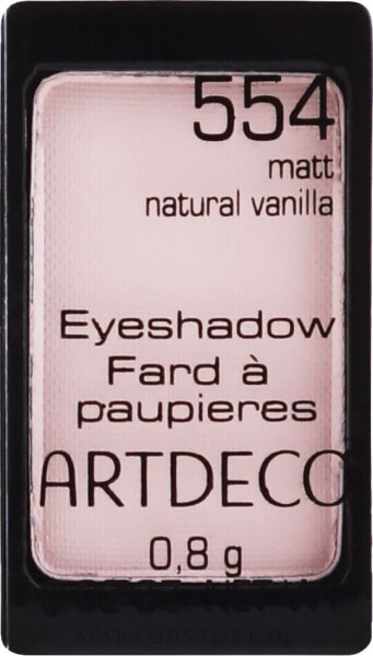 Matter Lidschatten - Artdeco Eyeshadow Mat 554 - Matt Natural Vanilla