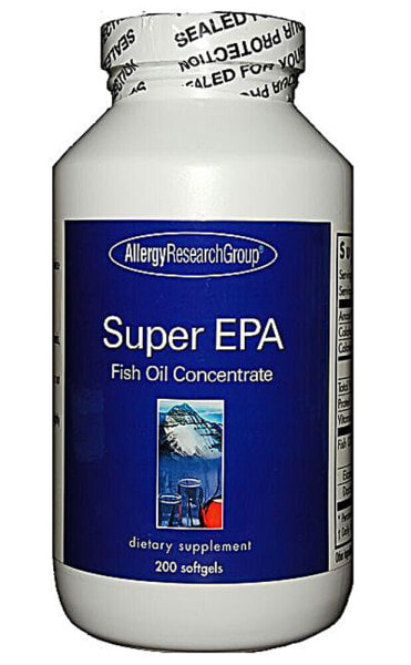 Allergy Research Group Super EPA Fish Oil Concentrate  Концентрат рыбьего жира 200 гелевых капсул