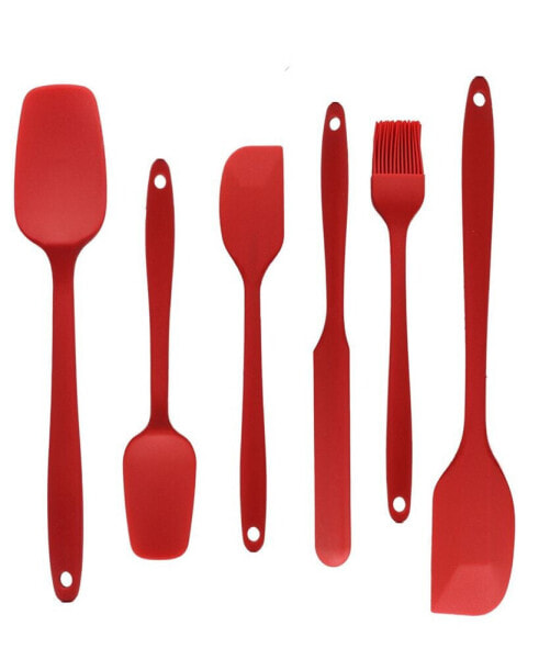 Silicone Spatula Set, 6 Piece