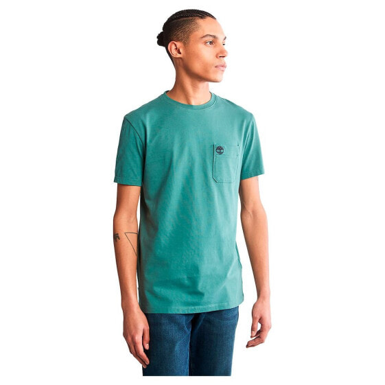 Футболка Timberland Dunstan River Pocket Slim Short Sleeve Slim 100% хлопок