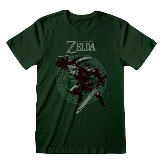 HEROES Official Nintendo Legend Of Zelda Link Pose short sleeve T-shirt