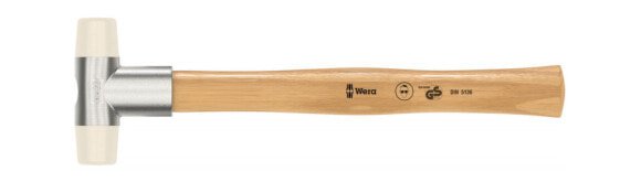 Wera 05000310001 - Dead blow hammer - Nylon - Wood - Beige - Wood - 26.5 cm - 87 mm