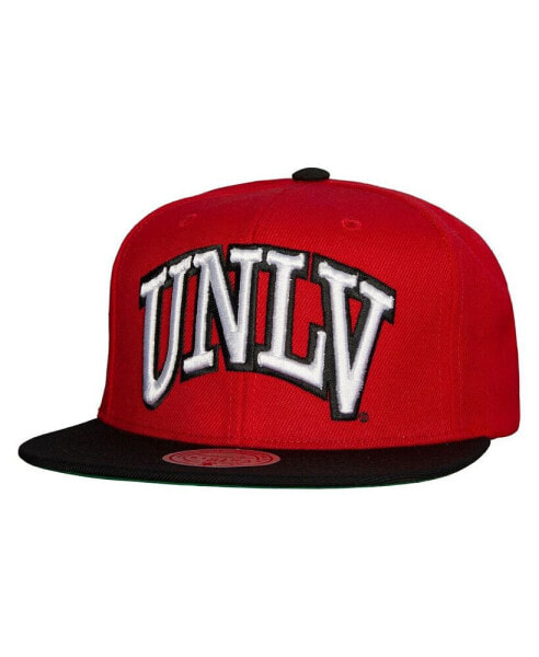 Men's Red, Black UNLV Rebels 2-Tone 2.0 Snapback Hat