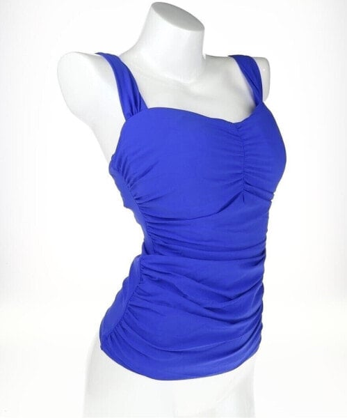 Womens Profile by Gottex Cobalt Blue Tankini 128261 Swimwear Sz. 36E