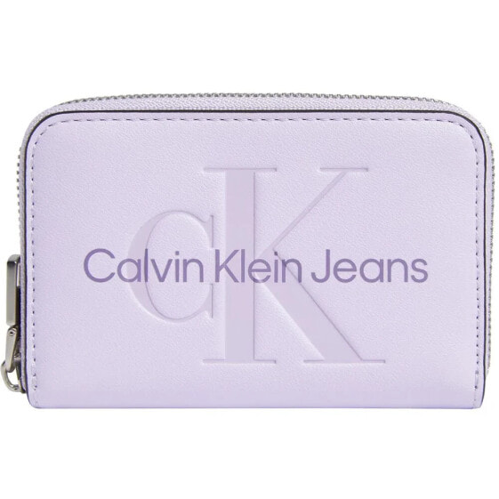 CALVIN KLEIN JEANS Sculpted Med Zip Around Mono Wallet