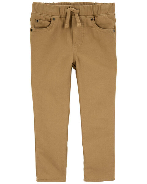 Toddler Pull-On Khaki Pants 2T