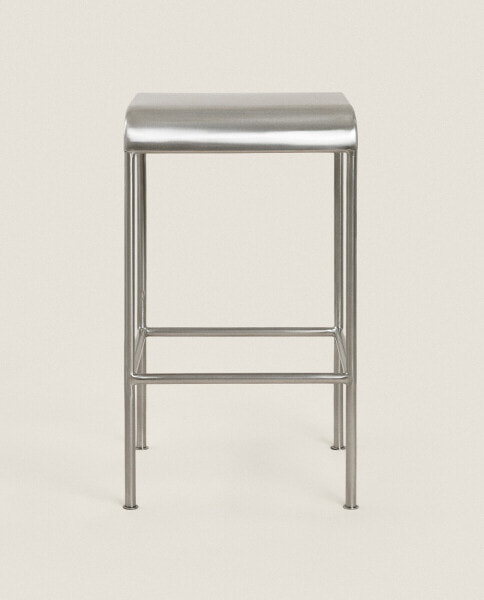 Барный стул из нержавеющей стали ZARAHOME Steel(rounded corners)стиль