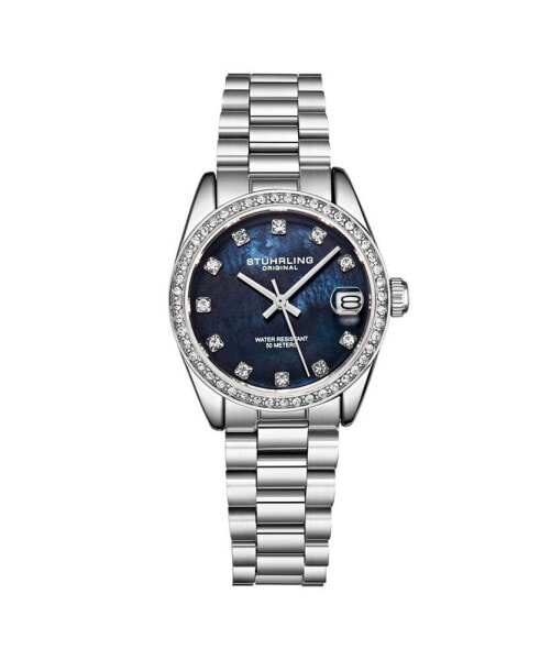 Women's Silver Tone Stainless Steel Bracelet Watch 31mm