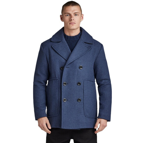 G-STAR Wool Peacoat Coat