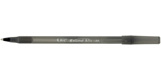 BIC Round Stic - Clip - Stick ballpoint pen - Black - 60 pc(s) - Medium