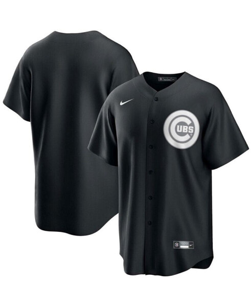 Men's Black, White Chicago Cubs Official Replica Jersey