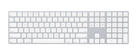 Apple Magic Keyboard with Numeric Keypad - Keyboard - QWERTY - Silver, White