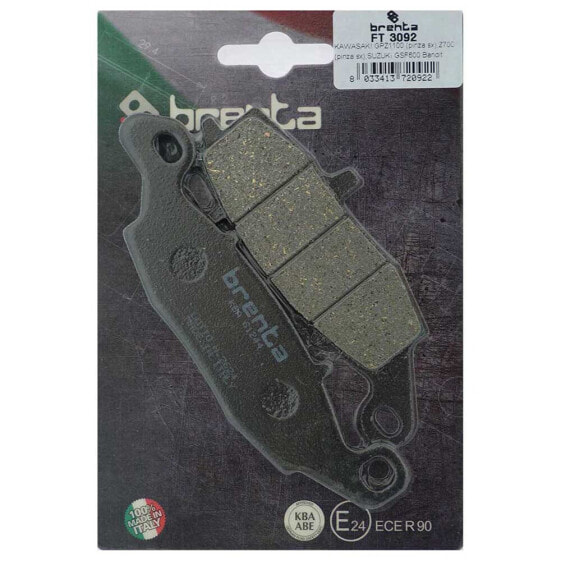 BRENTA MOTO 3092 Rear Organic Brake Pads