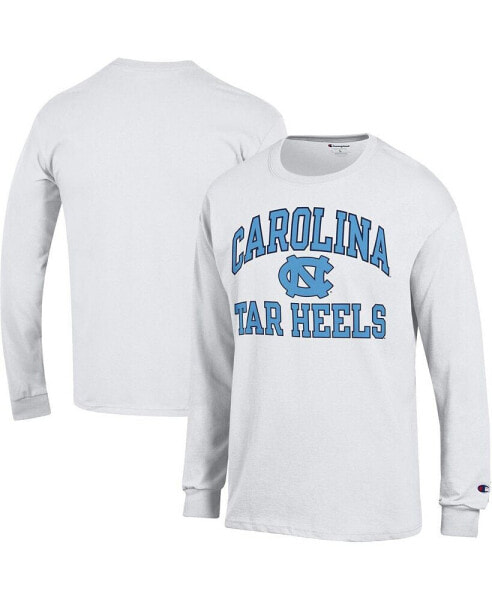 Men's White North Carolina Tar Heels High Motor Long Sleeve T-shirt