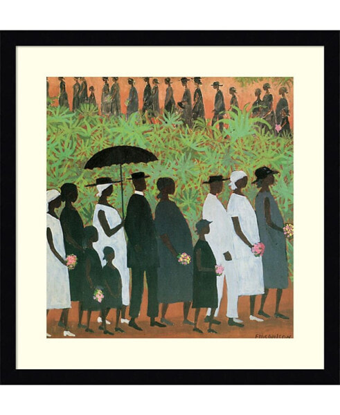 Funeral Procession Framed Art Print