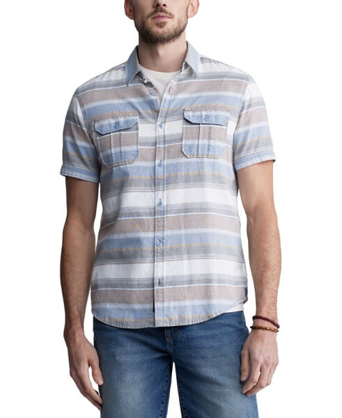 Рубашка полосатая Buffalo David Bitton для мужчин Sodhi Regular-Fit