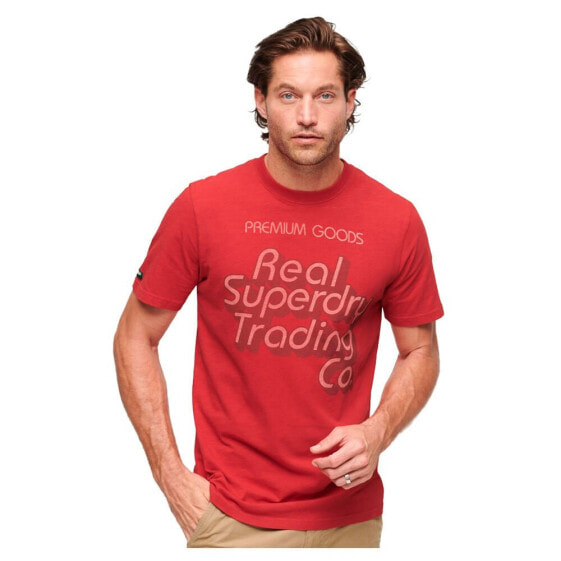 SUPERDRY Trade Script Graphic Short Sleeve Round Neck T-Shirt