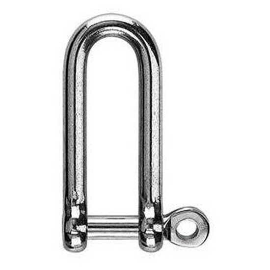 BARTON MARINE Long Stainless Steel Safety Pin Shackle