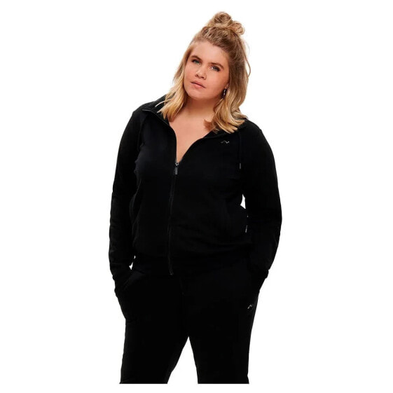 ONLY PLAY Elina High Neck Curvy full zip sweatshirt