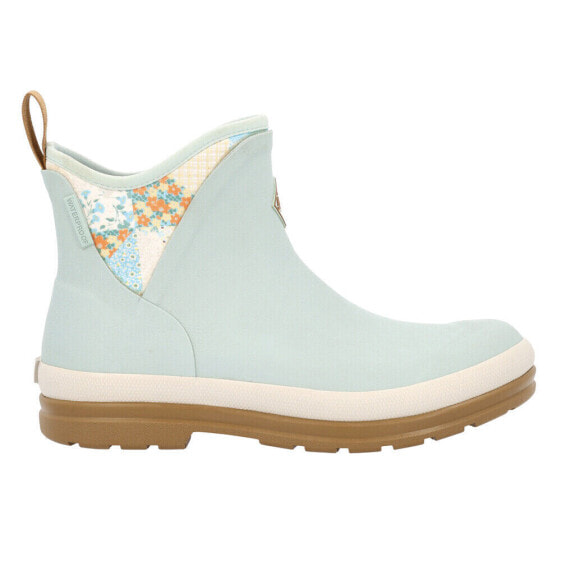 Muck Boot Originals Floral Rain Booties Womens Blue Casual Boots MOAW200