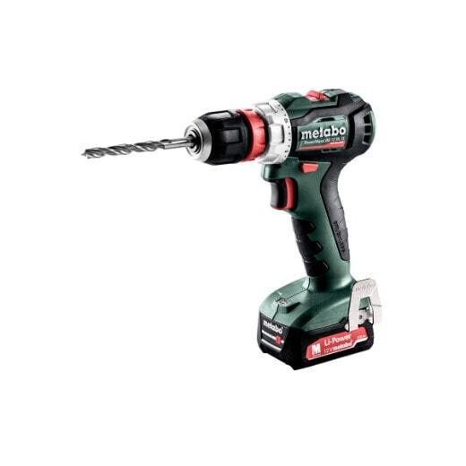 Metabo Akku-Bohrschrauber PowerMaxx BS 12 BL Q 2x 2,0 Ah Akku + Lader im Koffer