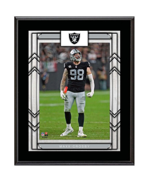 Maxx Crosby Las Vegas Raiders 10.5" x 13" Sublimated Player Plaque