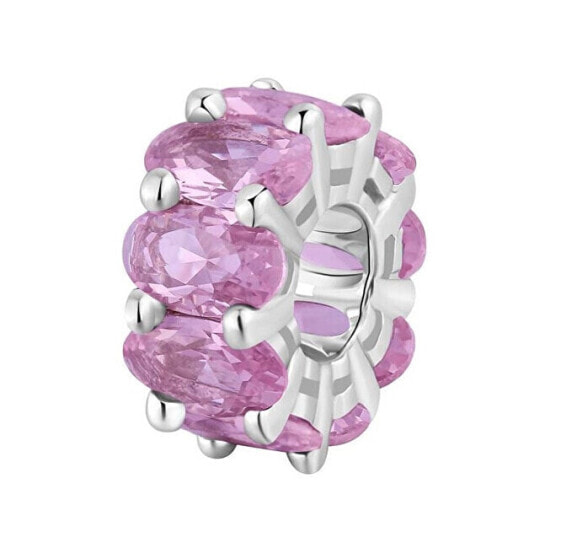 Fancy Vibrant Pink FVP01 silver pendant
